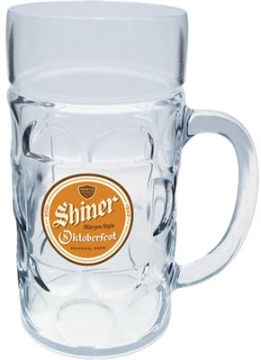 1 Litre Clear Styrene German Beer Mug