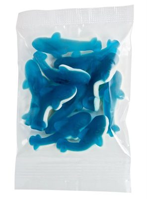 Blue Sharks in 50g Cello Bags
