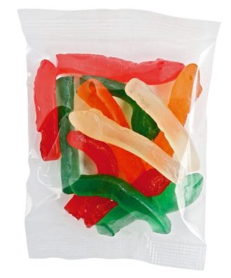 50g Gummy Snakes Cello Bag