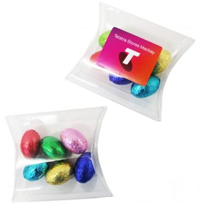 6 Mini Solid Easter Eggs In Clear Pillow Pack