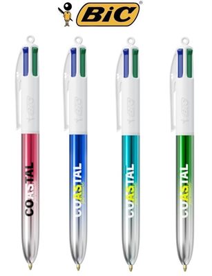 4 Colours® BIC® Bicolor Plastic Pen