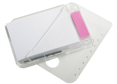 Clear Covered Notepad