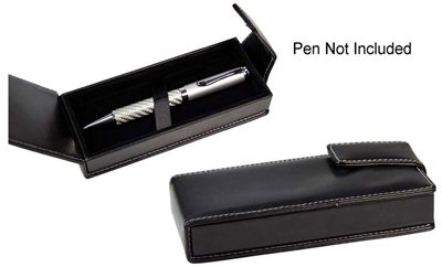 Fold Out Leather Look Pen Box