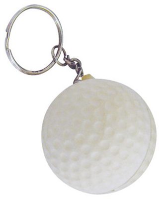 Golf Ball Stress Reliever Key Ring
