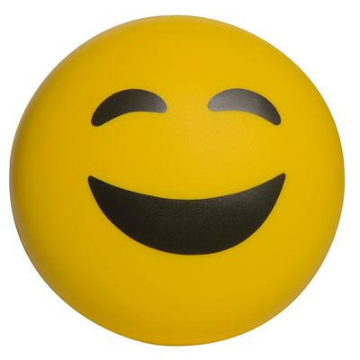 Happy Face Emoji Shaped Stress Reliever