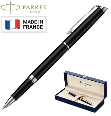 Hemisphere Lacquer Black CT Rollerball