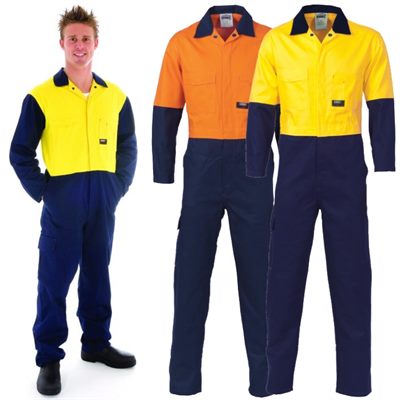 High Visibility Lightweight Cotton Coverall