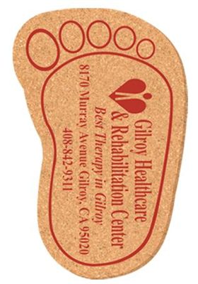 Footprint Deluxe Cork Coaster