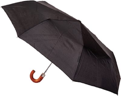 Ottaro Wood Hook Handle Folding Umbrella