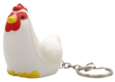 Rooster Anti-Stress Key Ring