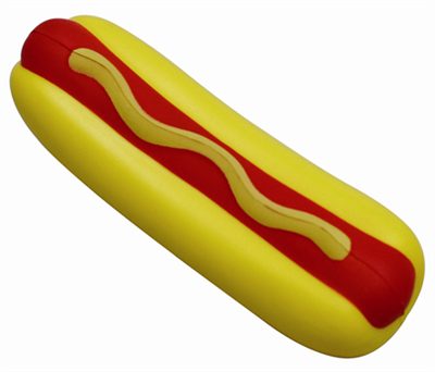 Stress Shaped Hot Dog