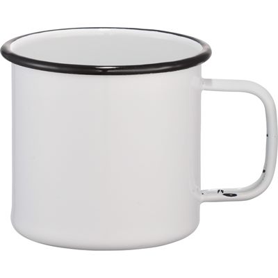 White Enamel Mug