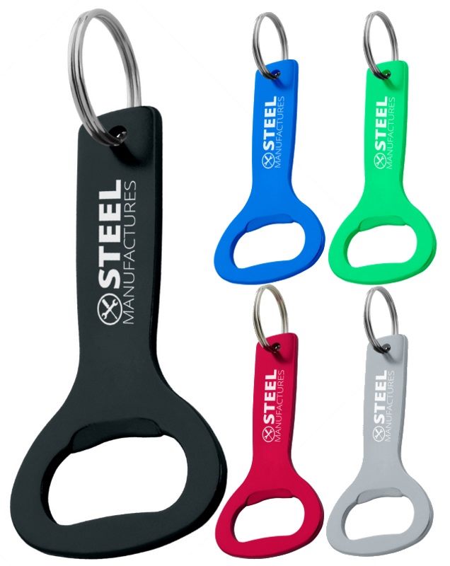 Aluminium bottle sales opener keyring