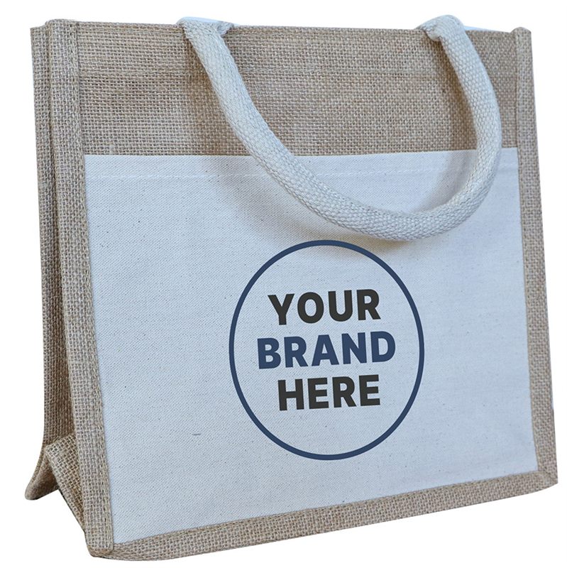 Branded hessian online bags