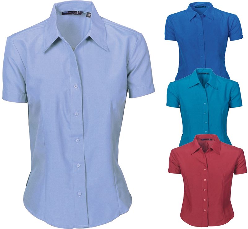 Casual Business Short Sleeve Shirts are 100 percent polyester and will