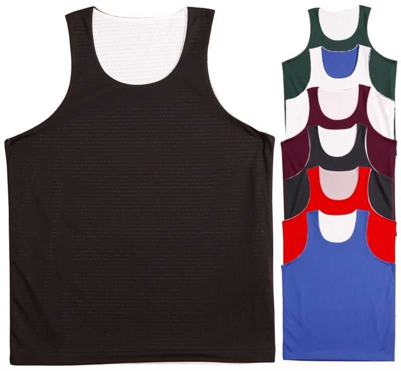 Cool Kids Singlets come in a variety of colours.