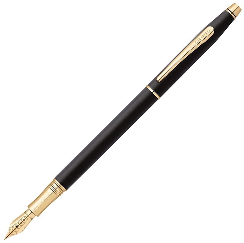 Cross Classic Century Classic Black Fountain Pens are premium in