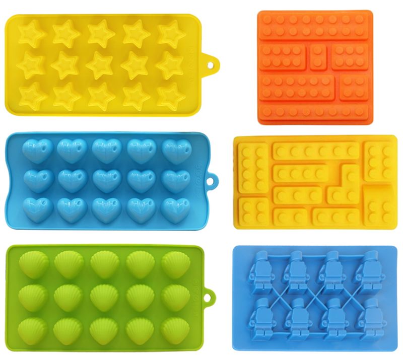 Custom Moulded Ice Cube Trays are made from food grade silicone.