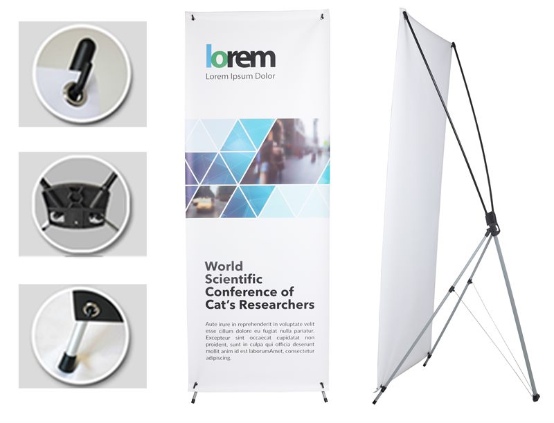 F1a Small X Frame Banner Indoor Use