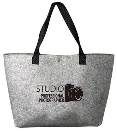 Felt shopping online bag