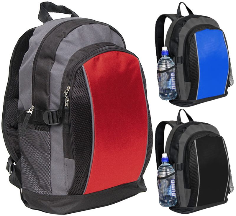 Custom mesh outlet backpacks