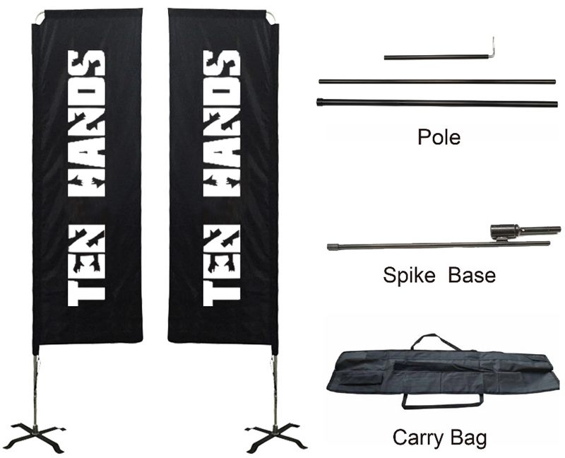 Custom Large Rectangular Banners Two Side Print Are Durably