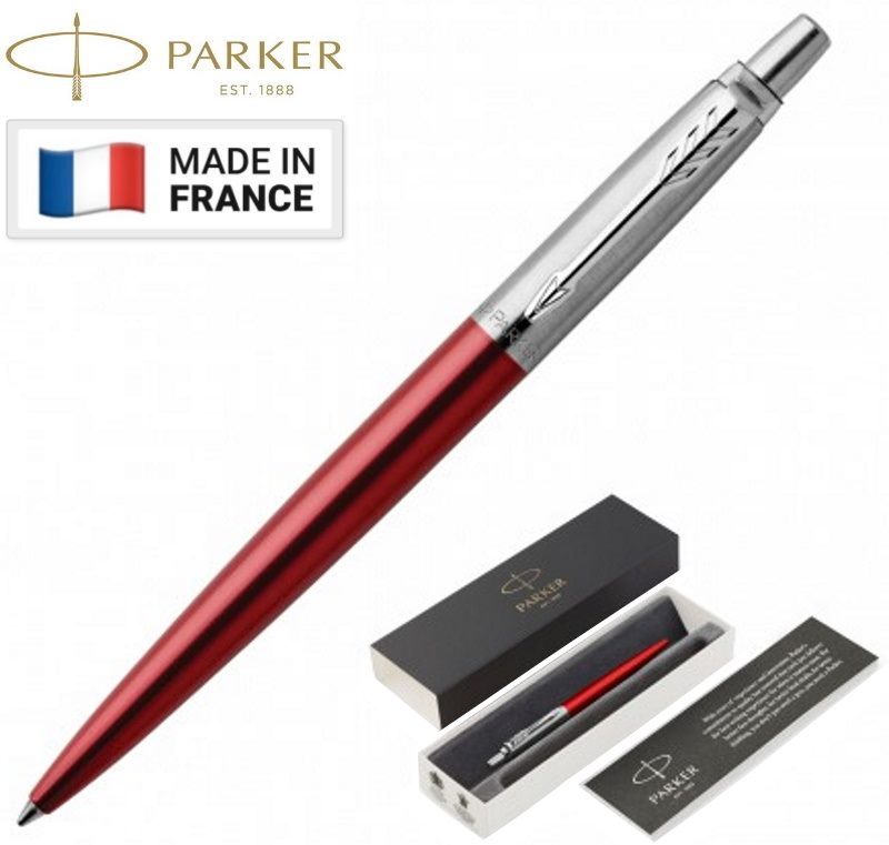 Custom Parker Jotter Kensington Red CT Ballpoint pens are perfect for