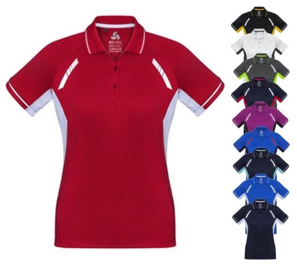 Be Active and stay cool with Printed Ladies Active Biz Cool Polos.