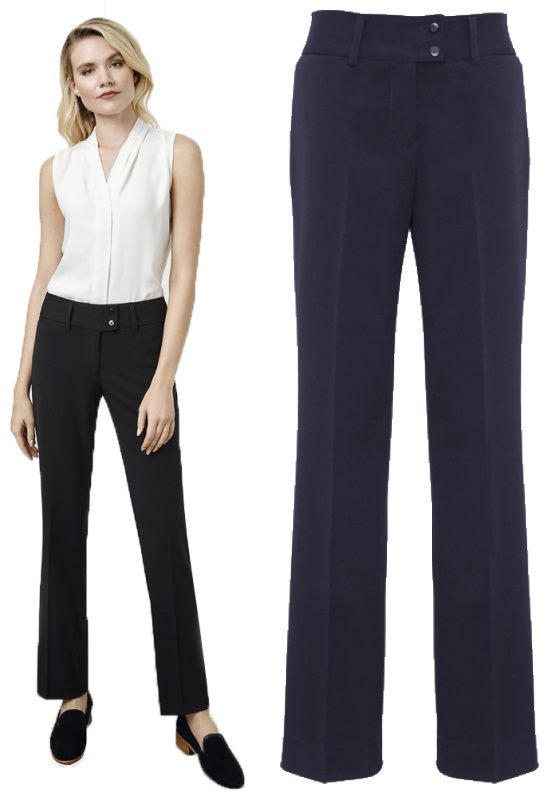 slim fit work pants womens