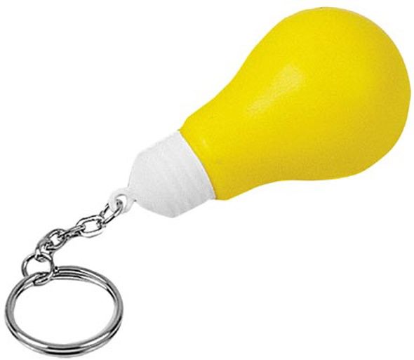 Light on sale bulb keychain