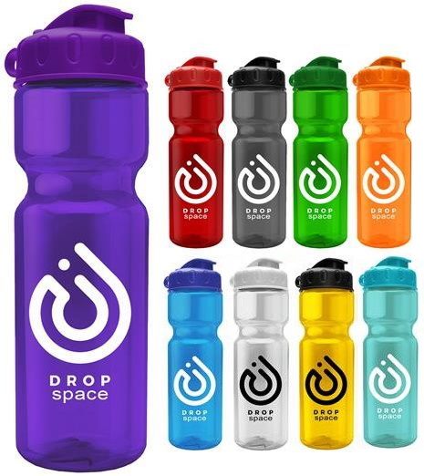 Oasis Drink Bottles Features A Flip Top Lid