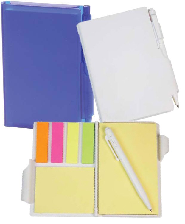 White Sticky Notebooks Also Come With A 3 Sticky Note Option And Can B