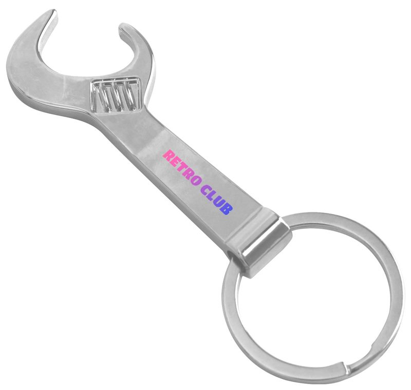 Wrench Keyring Bottle Openers are handy items because they can travel