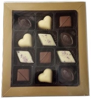 12 Piece Assorted Belgian Chocolate Gift Box