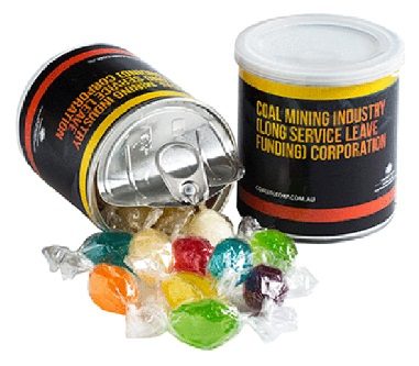 130g Boiled Lollies In Pull Can