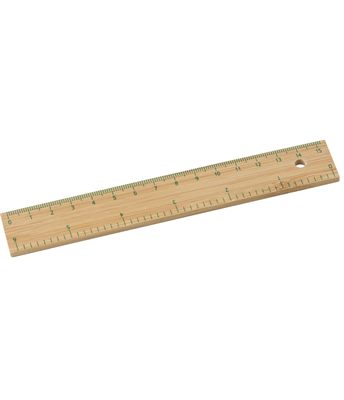 15cm Bamboo Ruler