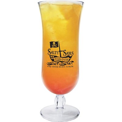 15oz Plastic Hurricane Glass