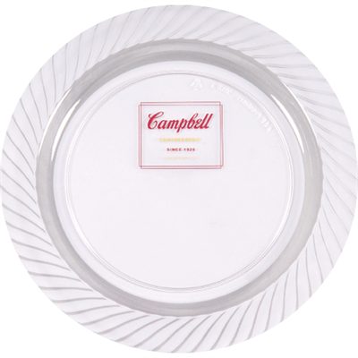 190mm Clear Plastic Plate