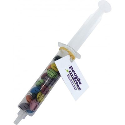 20g Chocolate Beans In A Syringe