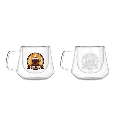 250ml Diamond Double Walled Mug