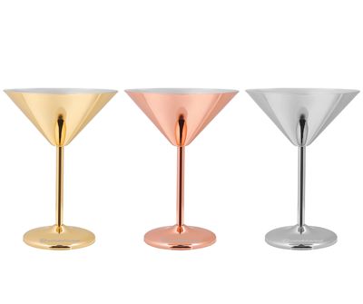 Metal Martini Glass