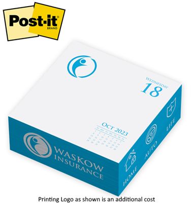 3 3/8in Post-it® Calendar Cube