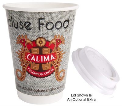355ml Aussie Made Double Walled Paper Coffee Cup