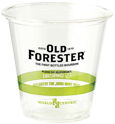 3oz Compostable Plastic Tall Cup
