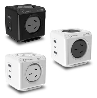 4 Socket Power Cube