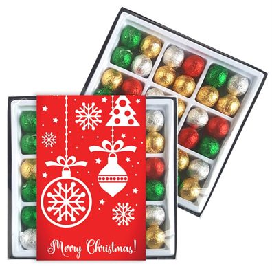45pc Xmas Chocolate Baubles Gift Box