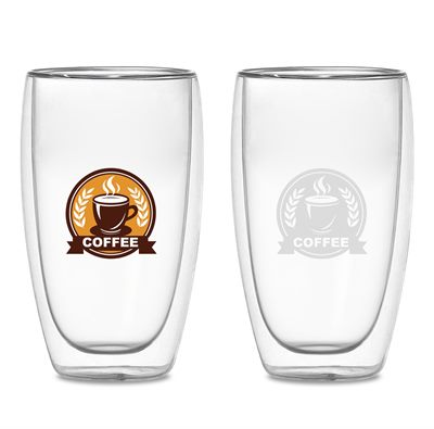 450ml Double Walled Glass
