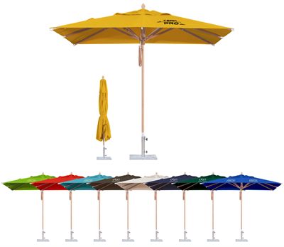 4x4m Premium Square Cafe Umbrella