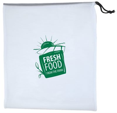 5 Pack Mesh Drawstring Vegetable Bags