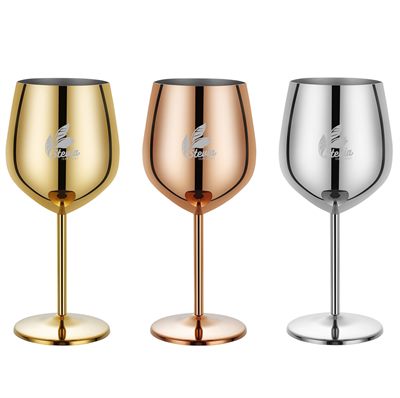 Metal Wine Goblet